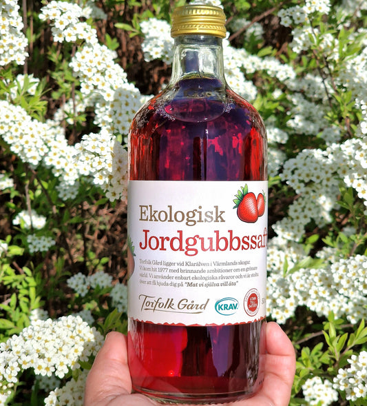 Ekologisk Jordgubbssaft