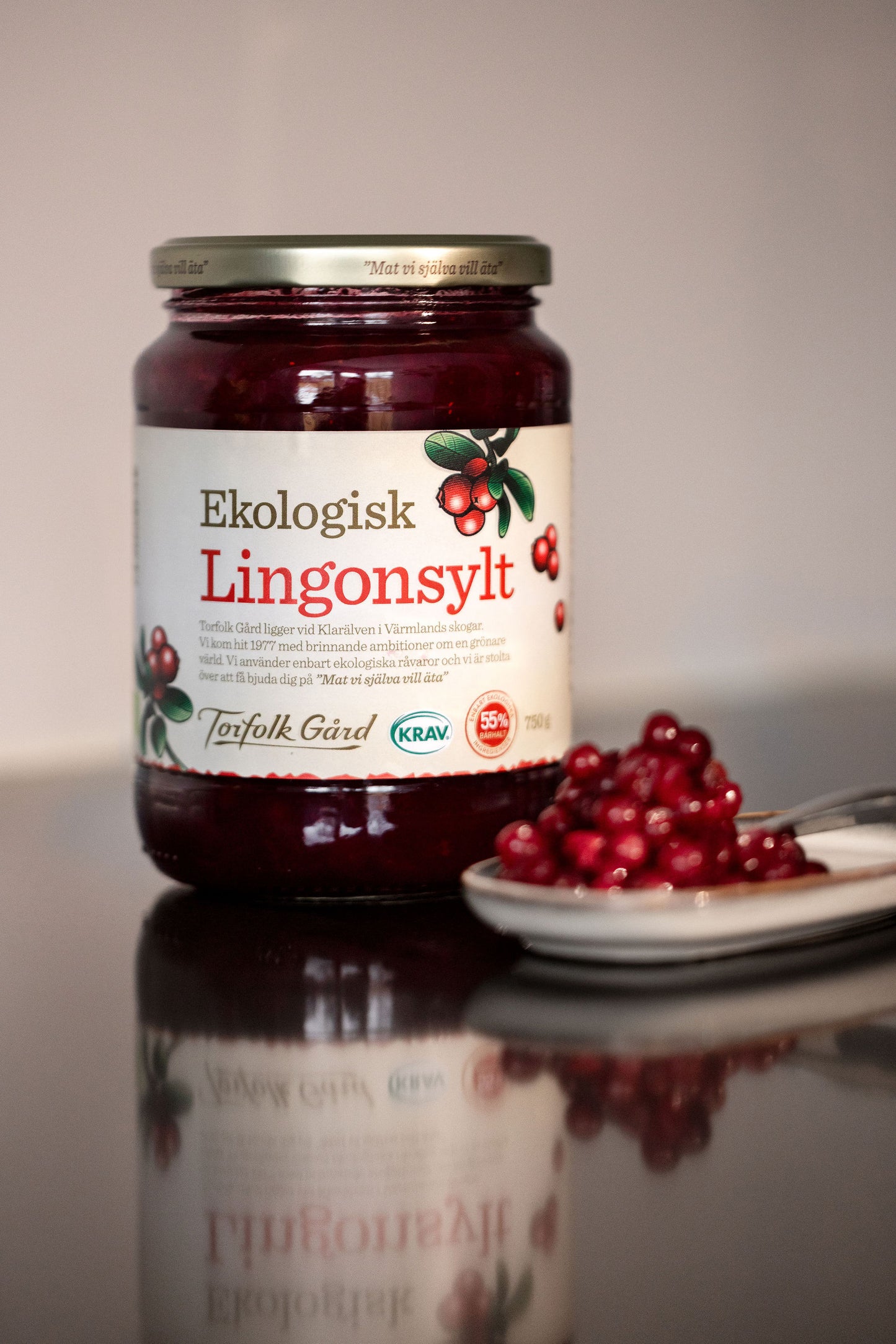 Organic Lingonberry Jam
