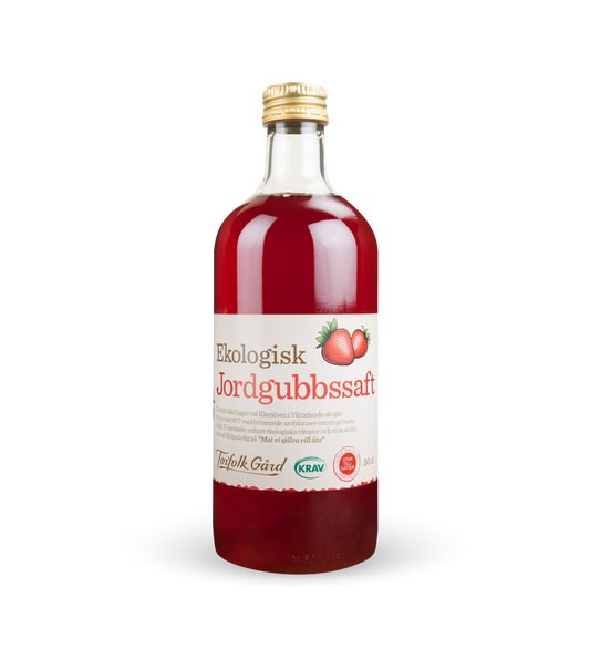 Ekologisk Jordgubbssaft