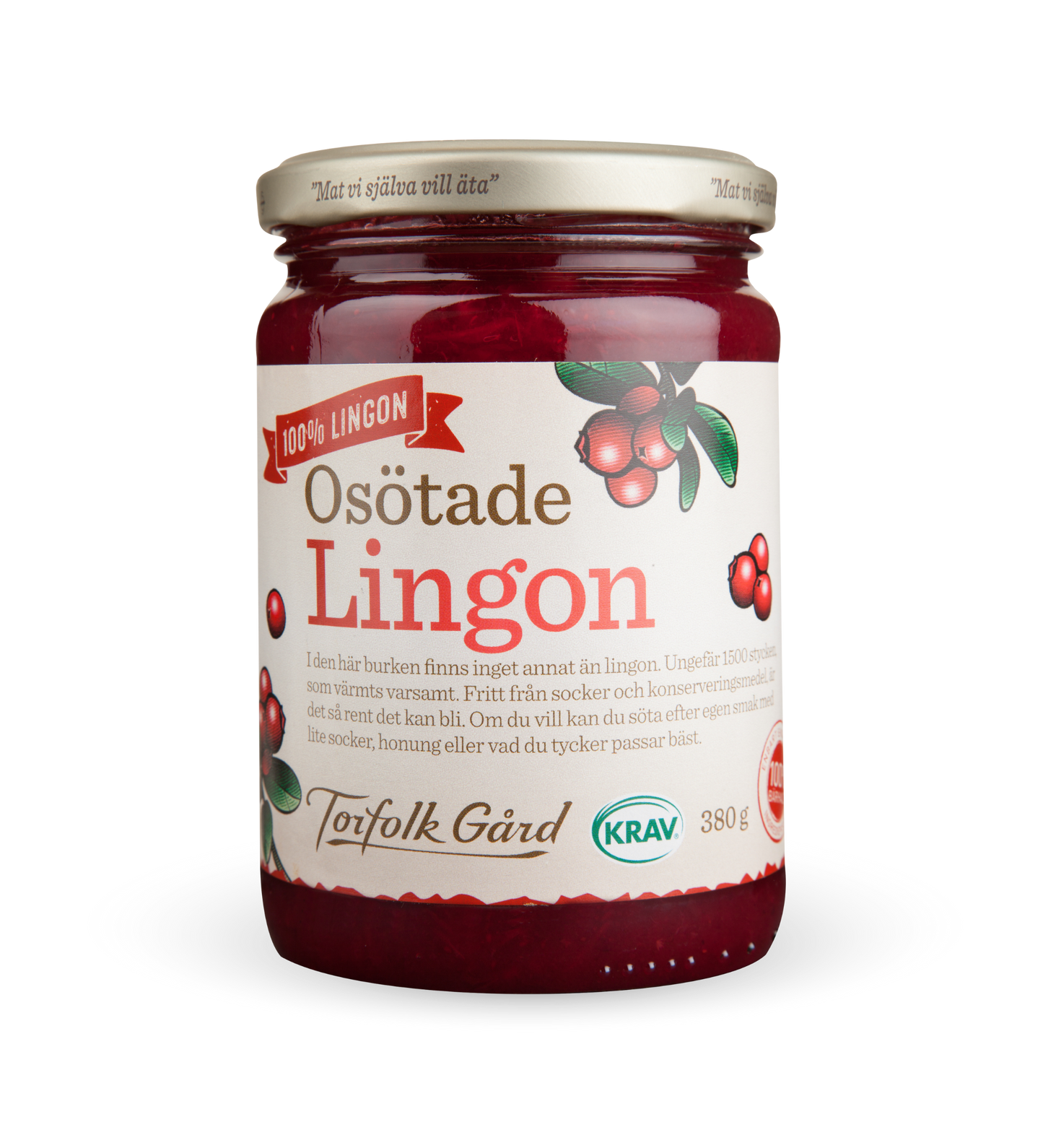 Ekologisk Osötade lingon