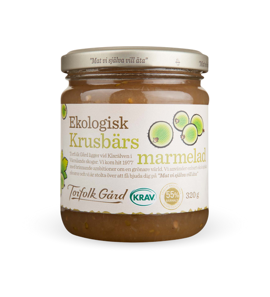 Ekologisk Krusbärsmarmelad