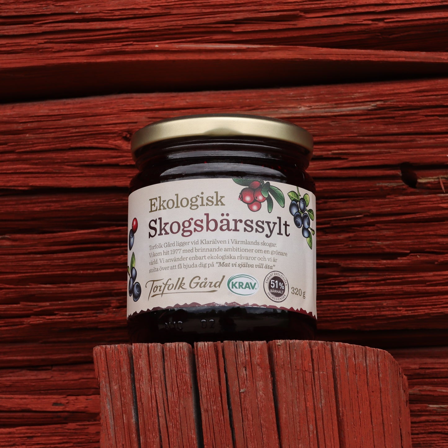 Ekologisk Skogsbärssylt